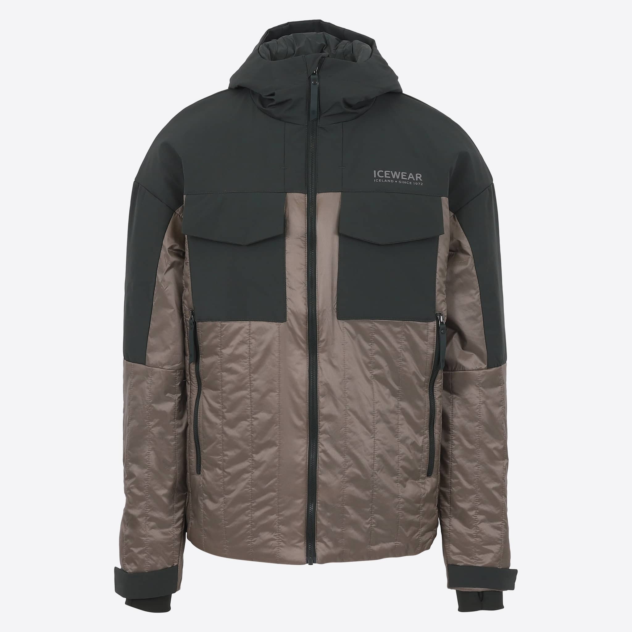Black sheep Icelandic wool filled jackets